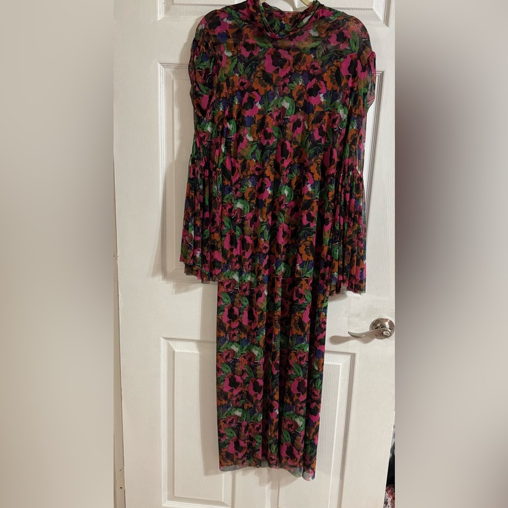 Elektra Dress in Jewel Tone Flora MISA